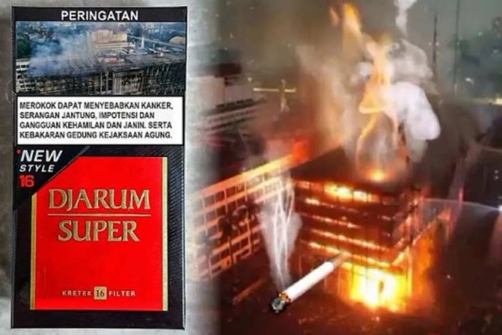Meme Pengguna Twitter Terkait Terbakarnya Gedung Kejaksaan Agung