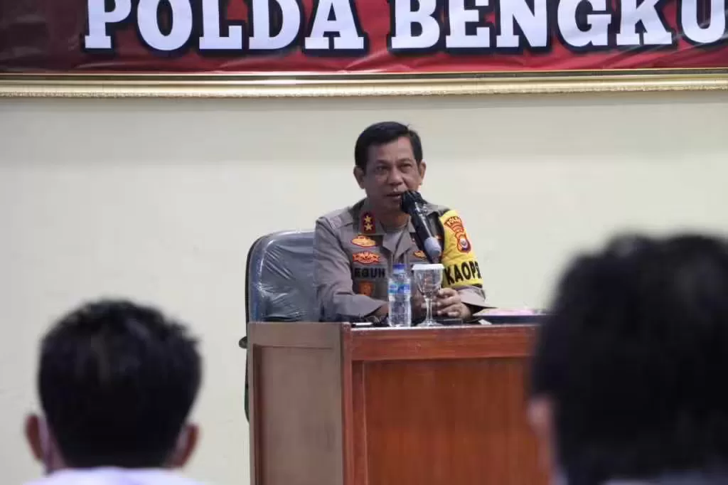 Kapolda Bengkulu Perintahkan Terus Tingkatkan Patroli Prokes Pada Satuan Kerja