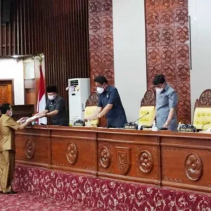 Hamka Sabri Wakili Gubernur Rohidin Pada Paripurna DPRD Prov Bengkulu