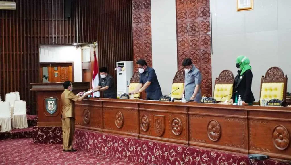 Hamka Sabri Wakili Gubernur Rohidin Pada Paripurna DPRD Prov Bengkulu