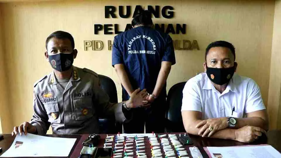 Ketahuan Antar Sabu, Supir Travel Bengkulu Kaur Diciduk Polda Bengkulu