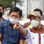 Pastikan Sesuai Dengan Spek, Dedy Wahyudi Tinjau Proyek Pembangunan Tepi Sungai Kota Tuo