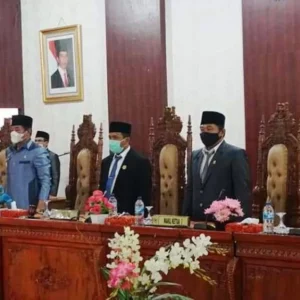 Rapat Paripurna DPRD Lebong, Pengumuman Hasil Penetapan Paslon Bupati dan Wakil Bupati Terpilih TP 2021-2024