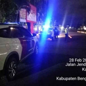 Cegah Balap Liar, Polres BS Gelar Patroli Stasioner