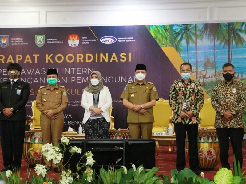 Hadiri Rakor BPKP, Gubernur Rohidin Paparkan Potensi Pariwisata Bengkulu