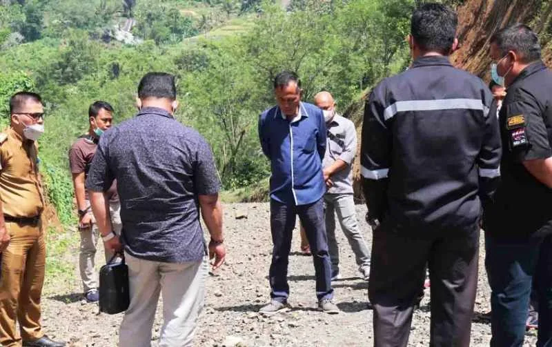 Komisi III DPRD Kabupaten Kepahiang Sidak Kegiatan Pembangunan Jalan