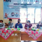 KPU Kaur Gelar Rapat Koordinasi dan Rapid Tes di Kecamatan Semidang Gumay