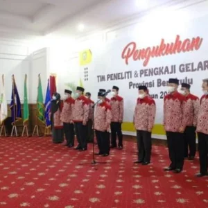 Peduli Sejarah dan Budaya Bengkulu Gubernur Rohidin Bentuk TP2GD
