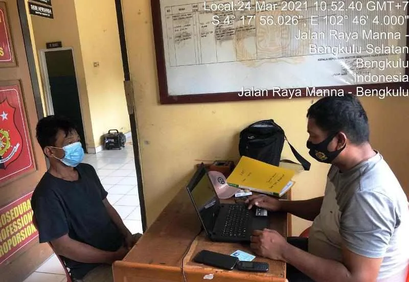 Satu Bulan Kabur Ke Mukomuko, Pelaku KDRT Tertangkap