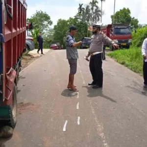 Tabrak Truk Pasir, Seorang Pelajar Tewas Ditempat