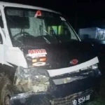 Tikungan Tajam, Hilux dan Grandmax Adu Kambing di Jalan Lintas
