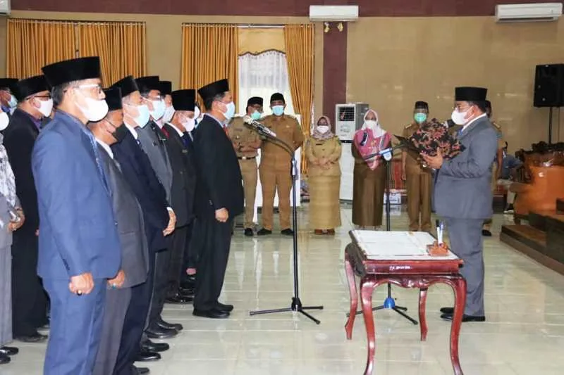 Walikota Bengkulu Helmi Hasan Mutasi 94 Pejabat Struktural