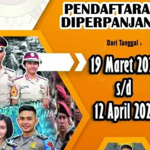 Batas Waktu Pendaftaran Penerimaan Polisi 2021 Diperpanjang