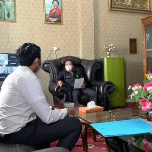 Ketua DPRD Seluma Menerima Kunjungan Silaturahmi (ULP) PLN