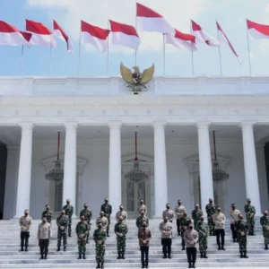 Kompol Farouk Serdik Sespimmen 61 Mewakili Mendengarkan Arahan Presiden RI di Istana Negara