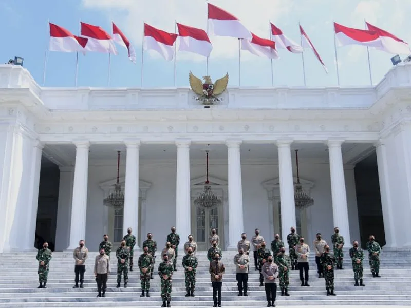 Kompol Farouk Serdik Sespimmen 61 Mewakili Mendengarkan Arahan Presiden RI di Istana Negara