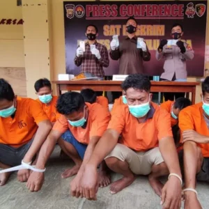 Main Judi, 8 Orang Diamankan Kepolisian
