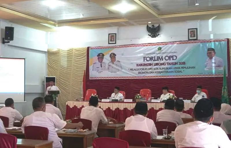 Pemerintah Kabupaten Lebong Gelar rapat bersama Forum OPD