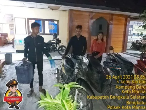Pesta Tuak, 3 Orang Diamankan Polisi