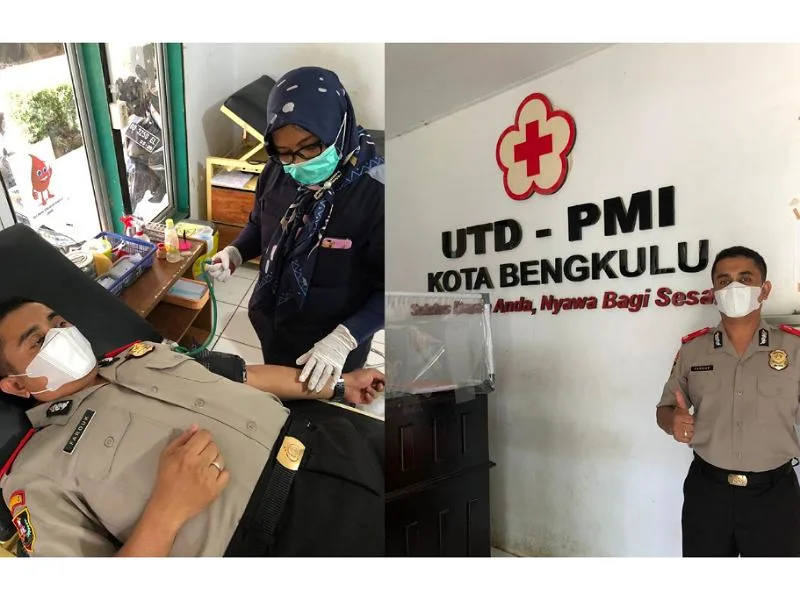 Serdik Sespimen 61 Berdonor Darah, Kompol Farouk: Untuk Kemanusiaan