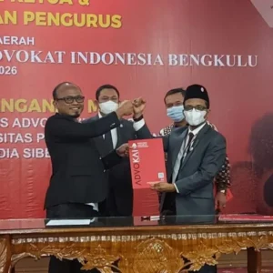SMSI Teken MoU dengan Kongres Advokat Indonesia Bengkulu