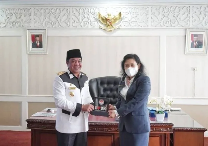 Wakil Gubernur Rosjonsyah Menerima Audiensi Wakil Ketua LPSK Republik Indonesia