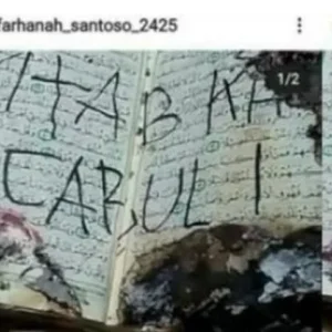 Bakar AlQuran, Terduga Pelaku Ditangkap