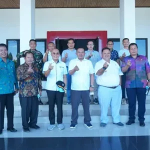 Bupati Bengkulu Selatan Gusnan Mulyadi menerima Kunjungan Kerja Bupati Seluma