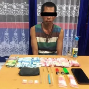 Edar Sabu, Mantan Kades Ditangkap Polisi