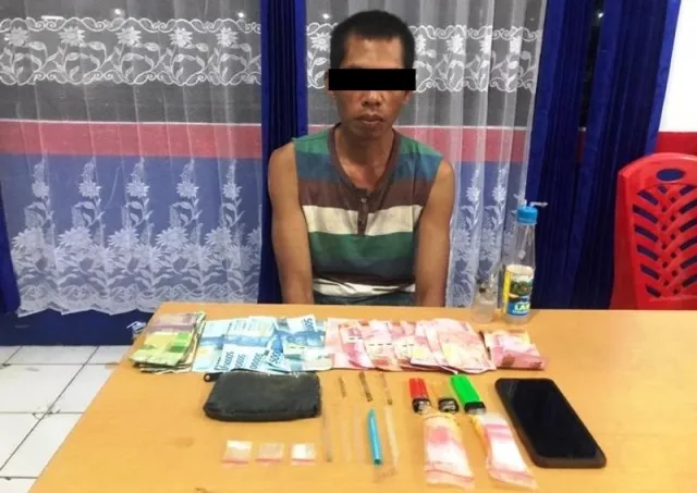 Edar Sabu, Mantan Kades Ditangkap Polisi