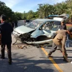 Mengantuk, Mahasiswa Tabrak Pembatas Jembatan