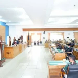 Paripurna DPRD Bengkulu Utara Penyampaian Nota Pengantar LKPJ