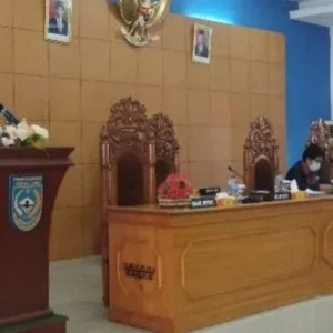 Paripurna DPRD Bengkulu Utara Penyampaian Nota Pengantar LKPJ Ta 2020