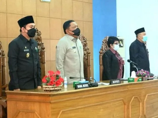 Paripurna DPRD Bengkulu Utara Penyampaian Nota Pengantar Rancangan Awal RPJMD 2021-2026