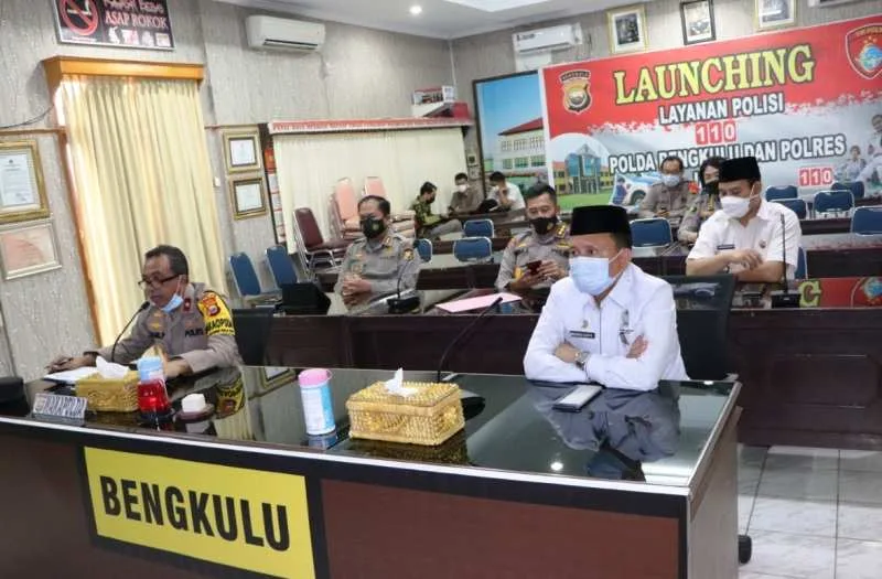 Pengamanan Sholat Eid, Wakapolda Bengkulu Rapat Virtual Bersama Sekda dan Dinkes Provinsi