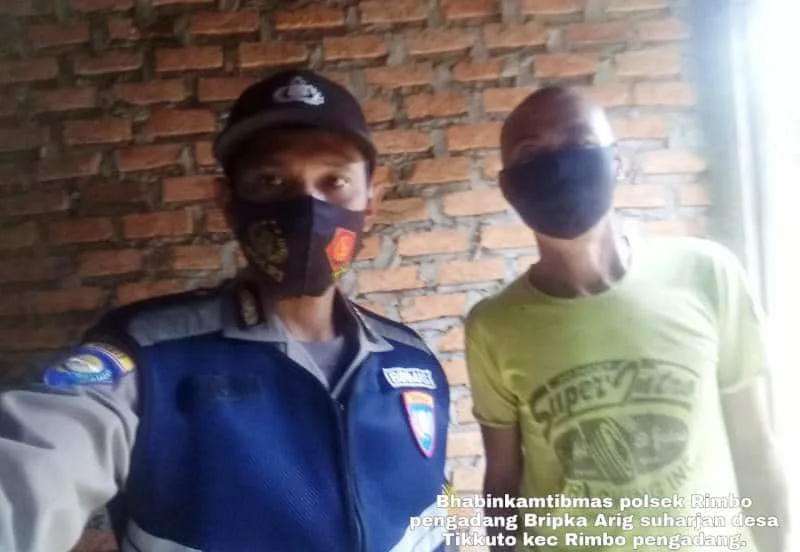 Polres Lebong Himbau Warga Tidak Jemur Kopi Dibadan Jalan