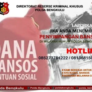 Cegah Penyelewengan Bansos, Polda Bengkulu Siapkan Hotline Khusus