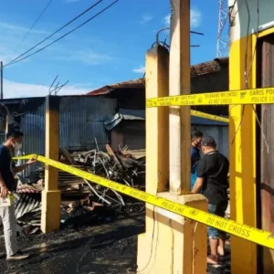 Kebakaran, Polres Mukomuko Lakukan Penyelidikan