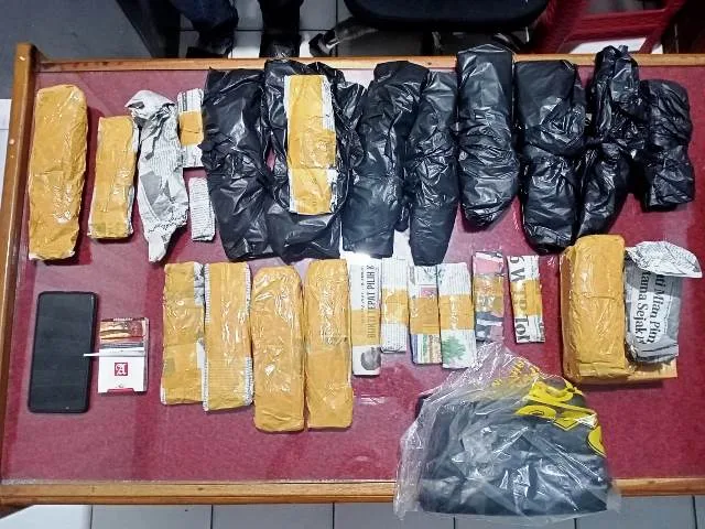 Miliki Ganja, 2 Kuli Bangunan Diamankan Polda Bengkulu