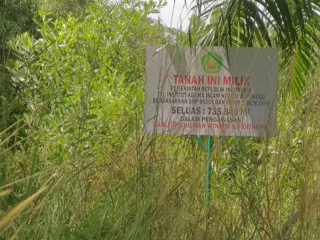 Polemik Lahan UIN Bengkulu, Si’i : Kalau Mau Negur Tolong Tertulis