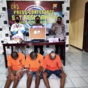 Ungkap 3 Perkara Narkoba, Polres BU Gelar Press Conference