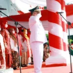 Bupati Erwin Pimpin Upacara Peringatan HUT RI Ke-76