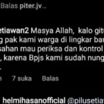 Curhat di Akun Medsos Walikota, Warga Lingkar Barat Dapat Bantuan Biaya Persalinan