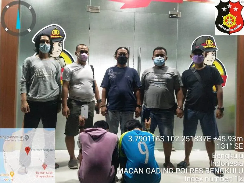 Lakukan Curat, 2 Remaja Diamankan Polres Bengkulu