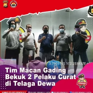 Lakukan Curat, 2 Remaja Dusun Besar Diamankan Polres Bengkulu
