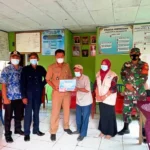 Serentak, Pembagian BLT dan Vaksinasi di Desa Muara Sahung Kabupaten Kaur