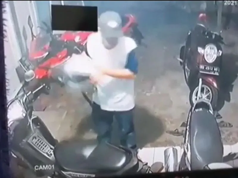 Terekam CCTV, Polisi Buru Dua Pelaku Curanmor