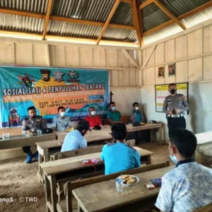 Tingkatkan Ketertiban Umum, Satlantas Polres BU Dan PT Jasa Raharja Gelar Sosialisasi Bersama