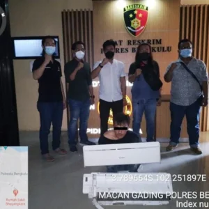 Curi AC Milik Hotel Pantai Panjang, Warga Anggut Bawah Ditangkap Polisi