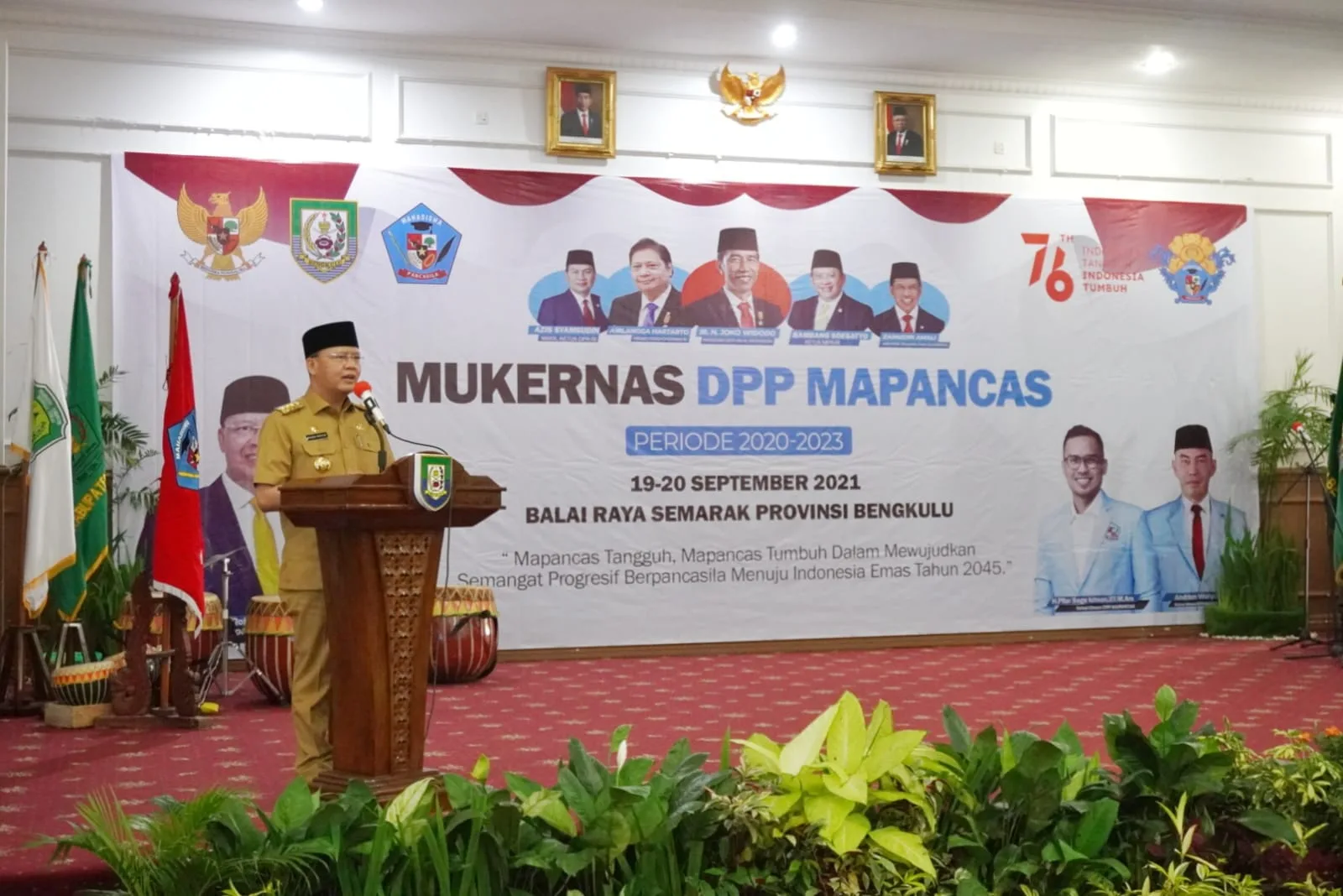 Gubernur Rohidin Buka Mukernas Mahasiswa Pancasila